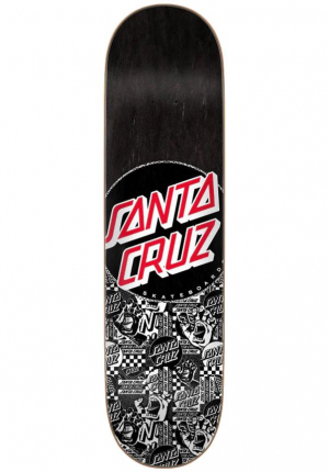Santa Cruz 8,125 Flier Collage Dot Skateboard Deck